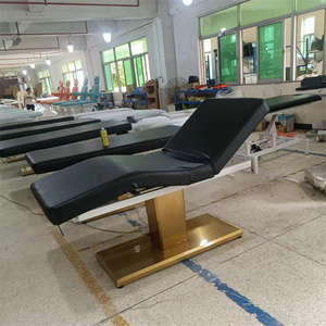 Brand New Electric Esthetician <b>Folding</b> Couch Massage Lashes Treatment White Facial Curve Lash Bed with Mattress for Beauty Salon - Product Image 1