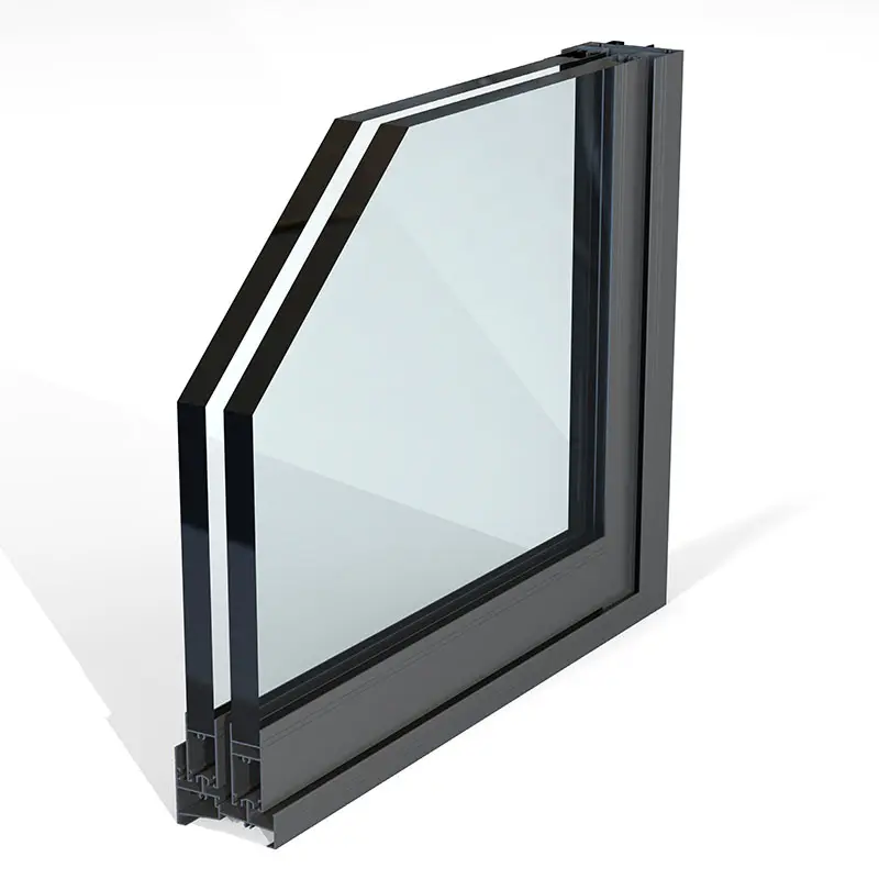 Profil aluminium Tiongkok pemasok profil aluminium ekstrusi kustom untuk jendela dan pintu