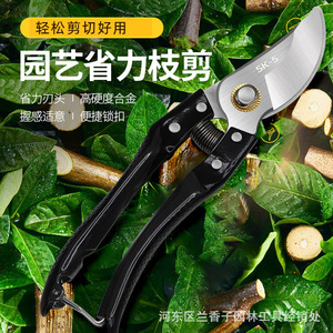 Black King Kong Garden <b>Shears</b> 168 Bypass Pruner 20-30 Mm Alloy Steel Manual Pruning <b>Tool</b> For Tree Branches Flower Trimming - Product Image 1