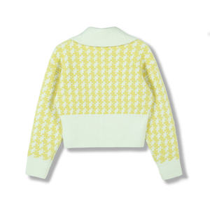 Suéter Personalizado OEM y ODM para Mujer, Otoño Invierno 2025, Casual, Cuello Camisero, Manga Larga con Cierre - Product Image 3