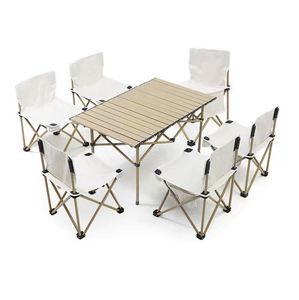 Ensemble table et chaises de camping pliantes multifonctionnelles, légères et portables en aluminium pour pique-nique en plein air, 2023 - Product Image 1