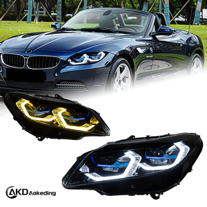 Phare de style laser AKD pour BMW Z4 E89 2009-2016, phare à œil d'ange, assemblage de phare modifié, phare LED, lampe avant, double couleur DRL - Product Image 1