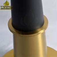 Base de table en acier inoxydable brossé doré de luxe, robuste et moderne, pour table à manger avec plateau en marbre