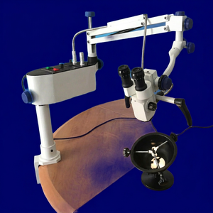 Microscope ophtalmique chirurgical à grossissement zoom MARS MANUFACTURE avec écran LCD, source de lumière LED et mise au point manuelle - Product Image 6