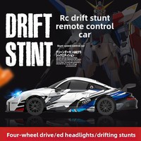 Voiture RC de Course Haute Vitesse à Quatre Roues Motrices Télécommandée avec Éclairage, Caméra HD 1080p et Retour Automatique – Modèle Expert pour le Drift