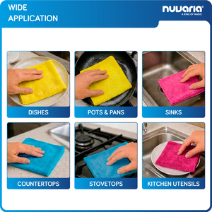 Panno in Microfibra Premium per Pulizia Panno Riutilizzabile Multiuso per Pulizie Domestiche e Professionali - Product Image 4