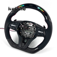 Volant en fibre de carbone LED pour Genesis G70, compatible avec Hyundai Genesis G80 G90 GV60 GV70 GV80 GV90 2018-2025, personnalisable