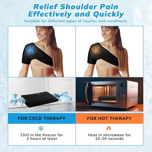 Pak es bahu Rotator Cuff terapi dingin Gel dapat dipakai ulang pembungkus es untuk cedera bahu kompres panas & dingin untuk bahu - Product Image 5