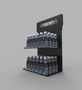 Tùy Chỉnh 2 Kệ Bảng Acrylic Truy Cập Hàng Đầu Hiển Thị Khán Đài Make Up Hiển Thị Đứng Mỹ Phẩm Tinh Dầu Chai Giá Hiển Thị - Product Image 2