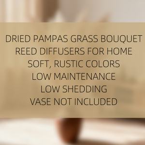 Hierba de Pampas Premium, 12 Tallos de 32 Pulgadas, Naturalmente Esponjosa y de Bajo Mantenimiento, Cuidado Cero, Perfecta para Rellenar Jarrones Grandes en Cualquier Espacio - Product Image 5