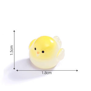 Miniatures <span class=keywords><strong>de</strong></span> poussins, décoration <span class=keywords><strong>de</strong></span> paysage en mousse, bricolage, boîte à surprises, accessoires pour porte-clés, mini figurines d'animaux en résine, ornements d'oiseaux - Product Image 6