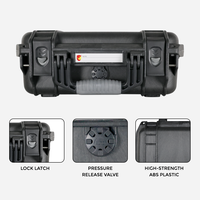 Vente d'usine 374*328*147 Boîtes de protection extérieures robustes en plastique PP Flightcase avec mousse personnalisée
