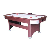Table de hockey sur air de 7 pieds avec compteur de score électronique LED, plateau en MDF, revêtement PVC anti-UV, table de jeu d'arcade avec protection des coins en métal peint par pulvérisation