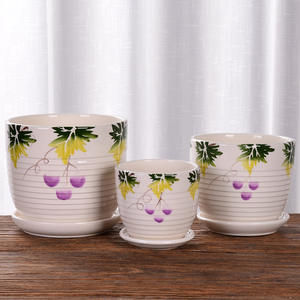 Set di 3 pz Design cinese a buon mercato bianco all'ingrosso <span class=keywords><strong>vasi</strong></span> di <span class=keywords><strong>fiori</strong></span> in ceramica vaso di ceramica Set di 3 - Product Image 3