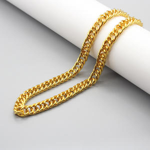 สร้อยคอแฟชั่นแบบเชือกเกลียวชุบทองคำขาว สแตนเลส สำหรับ<span class=keywords><strong>ผู้ชาย</strong></span> - Product Image 3