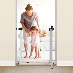 Puerta de Seguridad para Bebés Prodigy SG001, Personalizable OEM, Ajustable, Metálica, para Uso en Exteriores y Cocina/Baño, Diseño Multifuncional - Product Image 2