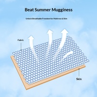 Sommer-Bienenstock-Gel-Faltmatratze, weich, Einzelbett, für Studentenwohnheim, Zuhause, Kühlmatte, Yogamatte, konstante Temperatur, Eis-Matte, mehrere Höhen