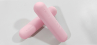 Haltères de musculation en acier et silicone, poids de musculation durable, 2 kg/paire