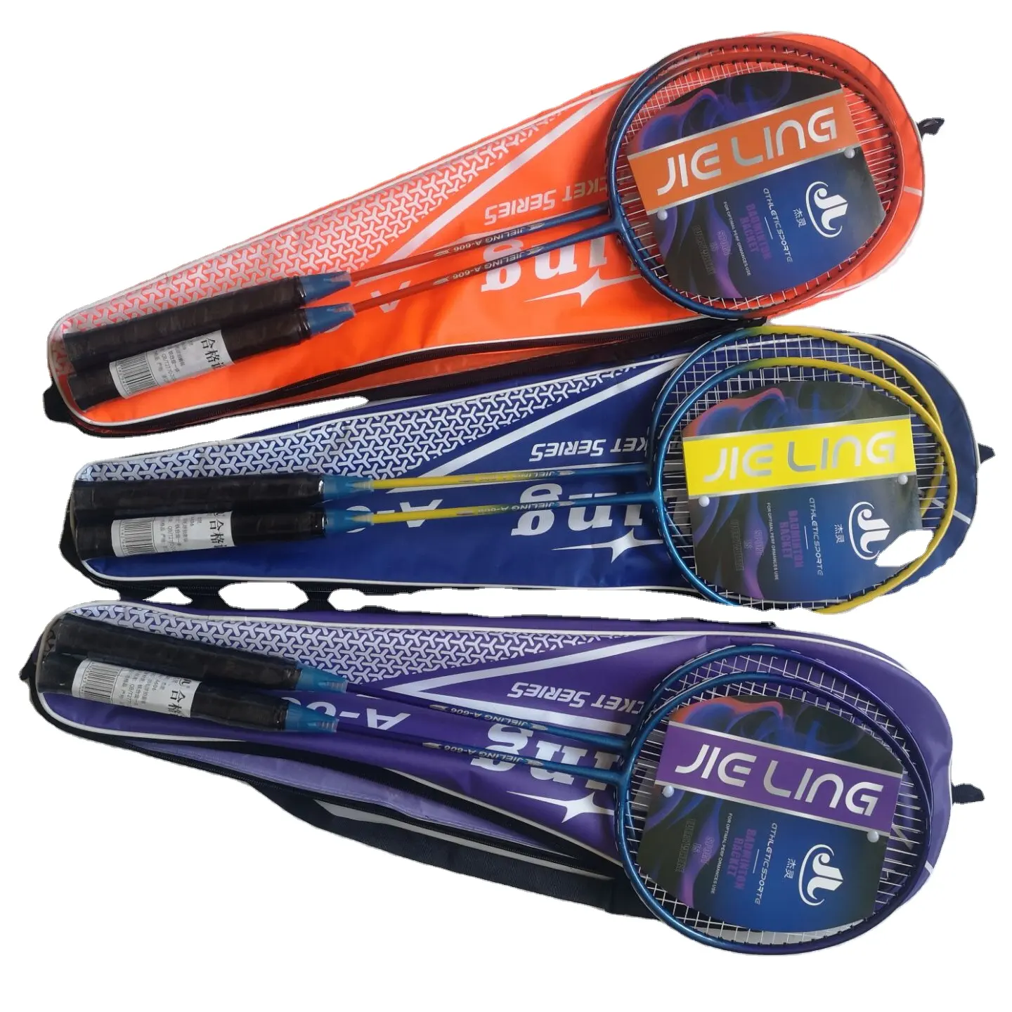 Raket badminton karbon penuh, raket badminton desain baru asli tahan lama ringan terlaris