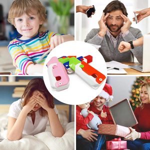2024 ¡Oferta! Cuchillos de Gravedad 3D de Zanahoria, Juguetes Antiestrés, Tarjeta de Empuje, Cuchillo de Gravedad Impreso en 3D, Cuchillo de Zanahoria, Juguetes para Niños, Regalos - Product Image 5
