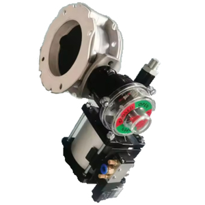 V1fs Zement V2fs Staub-Schmetterlingsventil mit Aktuatoren, Pneumatisches Pulver-Schmetterlingsventil für Zementpulver - Product Image 1