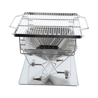 Barbecue Portable Pliant Camping Réchaud En Bois En Fonte Avec Four