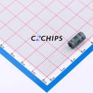 Condensateur électrolytique en aluminium à montage traversant GF101M035E110B000, montage traversant, D6.3xL11mm 100uF 20% 35V 200mOhm - Product Image 1