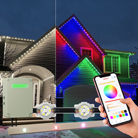 Luces LED de Cadena Inteligentes Personalizadas de Fábrica Gouly, Luces Puntuales LED Impermeables IP68, Luces Permanentes para Exteriores