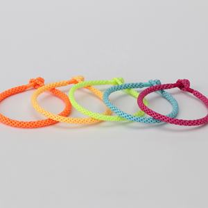SKY A8 4mm Bracelet tressé de couleur unie, fait à la main, vente en gros, <span class=keywords><strong>cordon</strong></span> <span class=keywords><strong>rouge</strong></span>, bijoux d'amitié - Product Image 3