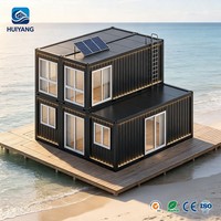 Bâtiment d'appartements hôteliers modulaires préfabriqués, structure en acier, maison mobile prête à être expédiée