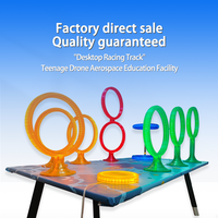 TOPS Pista de Escritorio para Drones Pequeños, Pista de Obstáculos para Drones Juveniles de Iniciación y Educación, Pista de Obstáculos para Micro Drones para Competición