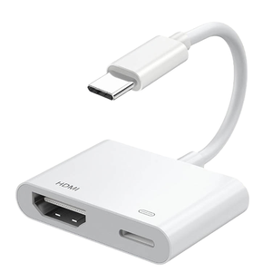 Adaptateur <span class=keywords><strong>USB</strong></span> <span class=keywords><strong>C</strong></span> <span class=keywords><strong>2</strong></span> ports vers HDTV, convertisseur Type-<span class=keywords><strong>C</strong></span> <span class=keywords><strong>2</strong></span>-en-1 avec sortie HDTV 4K 60Hz et charge PD 100W - Product Image 1