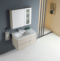 Vente en gros Armoire de salle de bain murale traditionnelle moderne Vanity Tendance Lavabo Panneau en bois pour dressing de bain Miroir de courtoisie