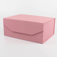 Emballage de boîte pliable en carton plat personnalisé Boîte cadeau pliable en papier magnétique