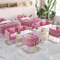 Table de manucure professionnelle avec repose-bras pour technicien(ne) des ongles