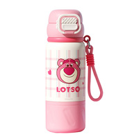 Bouteille d'eau isotherme pour enfants Mickey dessin animé mignon, en acier inoxydable 316, tasse thermos portable avec cordon, anti-fuite
