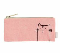 Pochette zippée en toile de coton vierge personnalisable avec logo, écologique, réutilisable, durable, légère, à poignée souple, pour maquillage et cosmétiques