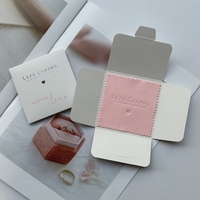 Chiffon d'essuyage en microfibre de daim personnalisé en gros pour les bijoux en or et en argent entretien et polissage pour les emballages de mode avec LOGO personnalisé