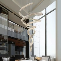 Nouvelle Arrivée Luminaire Suspendu LED Moderne à Chaîne pour Décoration Intérieure, Hôtels, Villas, Escaliers et Salons