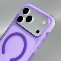 Étui de téléphone magnétique mat transparent JOYPORODO B500 en PC+TPU pour iPhone 17/18 Pro Max