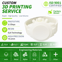 Service d'impression 3D OEM haute précision SLA/SLS/DLP pour prototypes personnalisés en ABS/PC/Silicone/Résine, modèles d'exposition, figurines d'anime