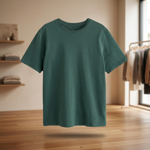 Camiseta de Moda para Hombre, 100% Algodón, Transpirable, Anti-Pilling, Color Sólido, Cuello Redondo, Manga Corta, Estilo Casual de Verano, Gran Venta - Product Image 3