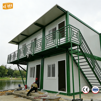 Panneau sandwich à un ou deux étages maisons préfabriquées portables et mobiles détachables Afrique du Sud maison préfabriquée de luxe conteneur