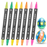 Marqueur acrylique pour adultes, stylo à double embout, pointe fine pour la calligraphie, la peinture et le dessin