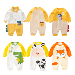 Factory Customization Cute Cartoon Baby Romper Long Sleeve Cotton Newborn Boy <strong>Girl</strong> Jumpsuit Soft Infant Toddler Clothes <strong>Onsie</strong> - Product Image 1