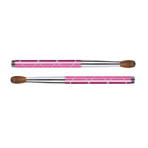 Ensemble de pinceaux à ongles Kolinsky avec logo personnalisé, manche en métal pour la peinture au gel DIY, le dessin et la manucure acrylique - Product Image 1