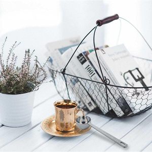 Bạc thép không gỉ Cà Phê Trà sữa bột hạt Cà Phê Đo 1 muỗng canh dài tay cầm thìa kim loại muỗng canh - Product Image 3