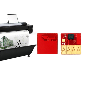 Chip de Reinicio Automático 711 711XL H711 de 4 Colores para <span class=keywords><strong>HP</strong></span> <span class=keywords><strong>Designjet</strong></span> <span class=keywords><strong>T120</strong></span> T520, Sistema CISS para <span class=keywords><strong>Plotter</strong></span> HP711 y Cartucho de Tinta Recargable - Product Image 4