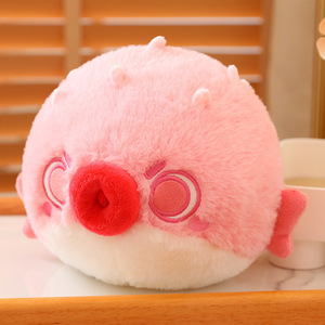 ตุ๊กตาปลาปักเป้าสีชมพูขนาดใหญ่ นุ่มนิ่ม น่ากอด ขายส่ง - Product Image 3