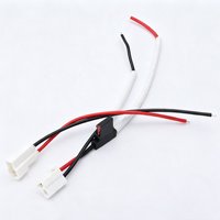 Harness Kabel Multi-Cabang Kustom dengan Selubung Tahan Panas Serat Kaca Putih untuk Modul Pemanas Peralatan Pendingin